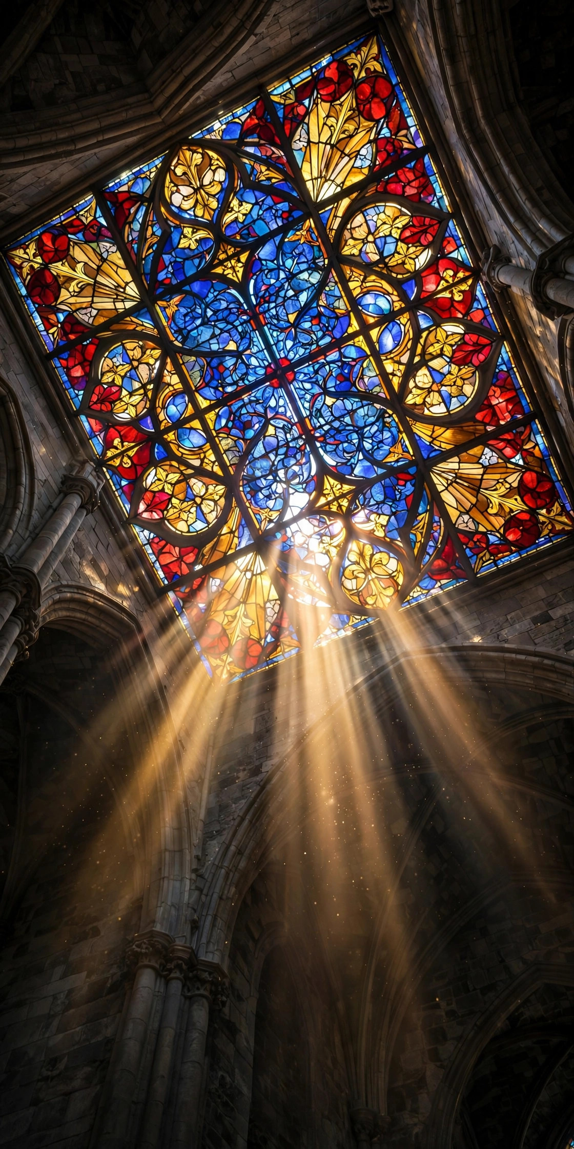 Stained glass window