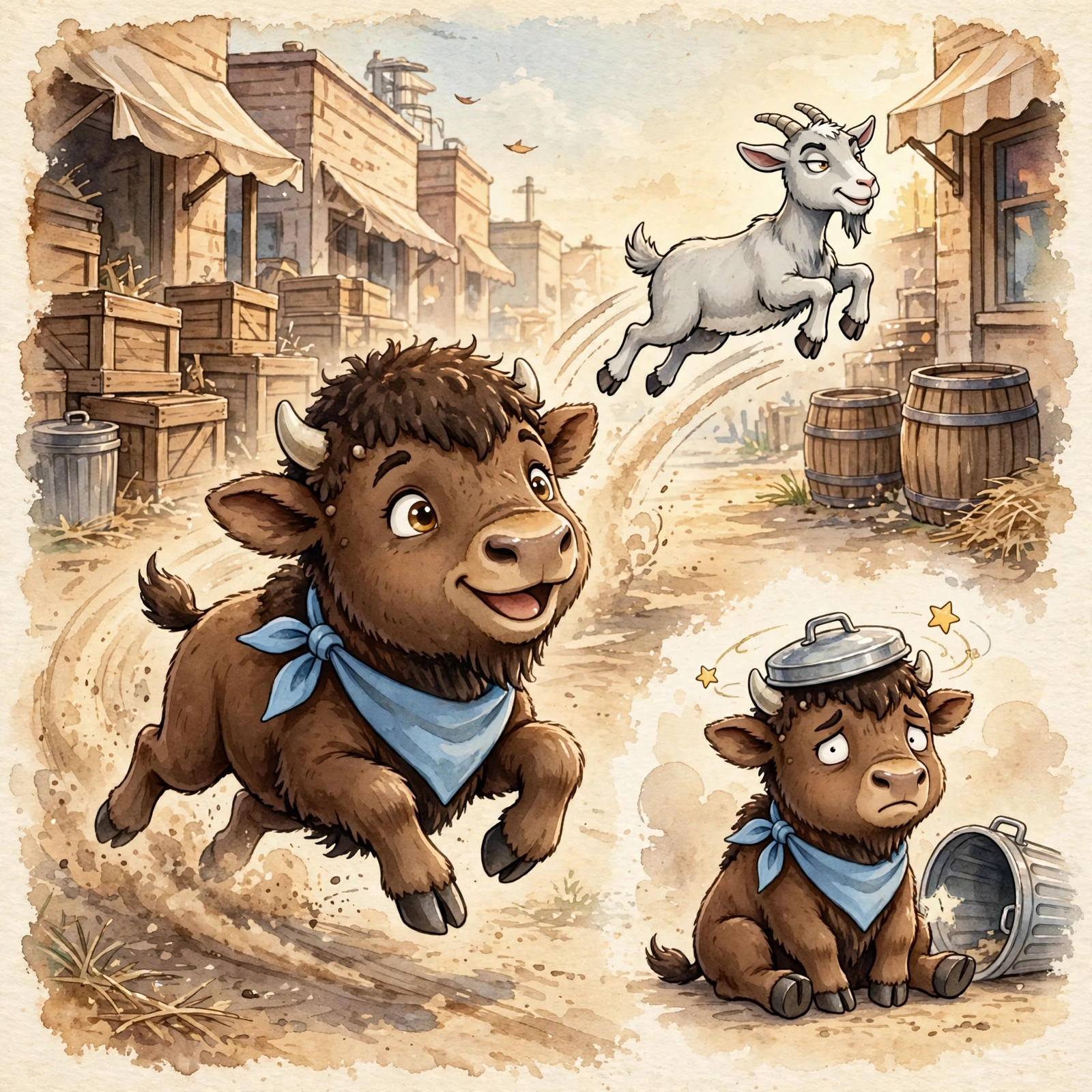 Illustration for Spread 7 of Bram and the Broken Gate.