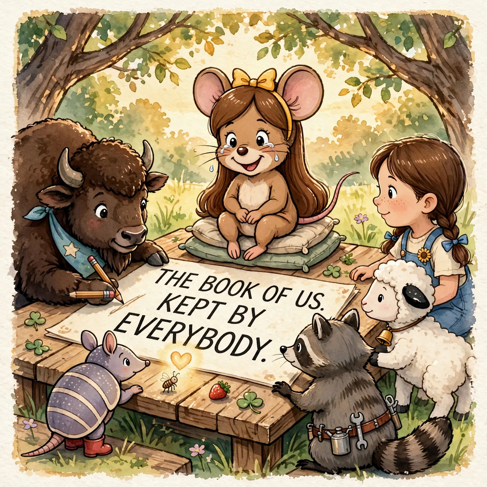 Illustration for Spread 10 of Mabel's Notebook.