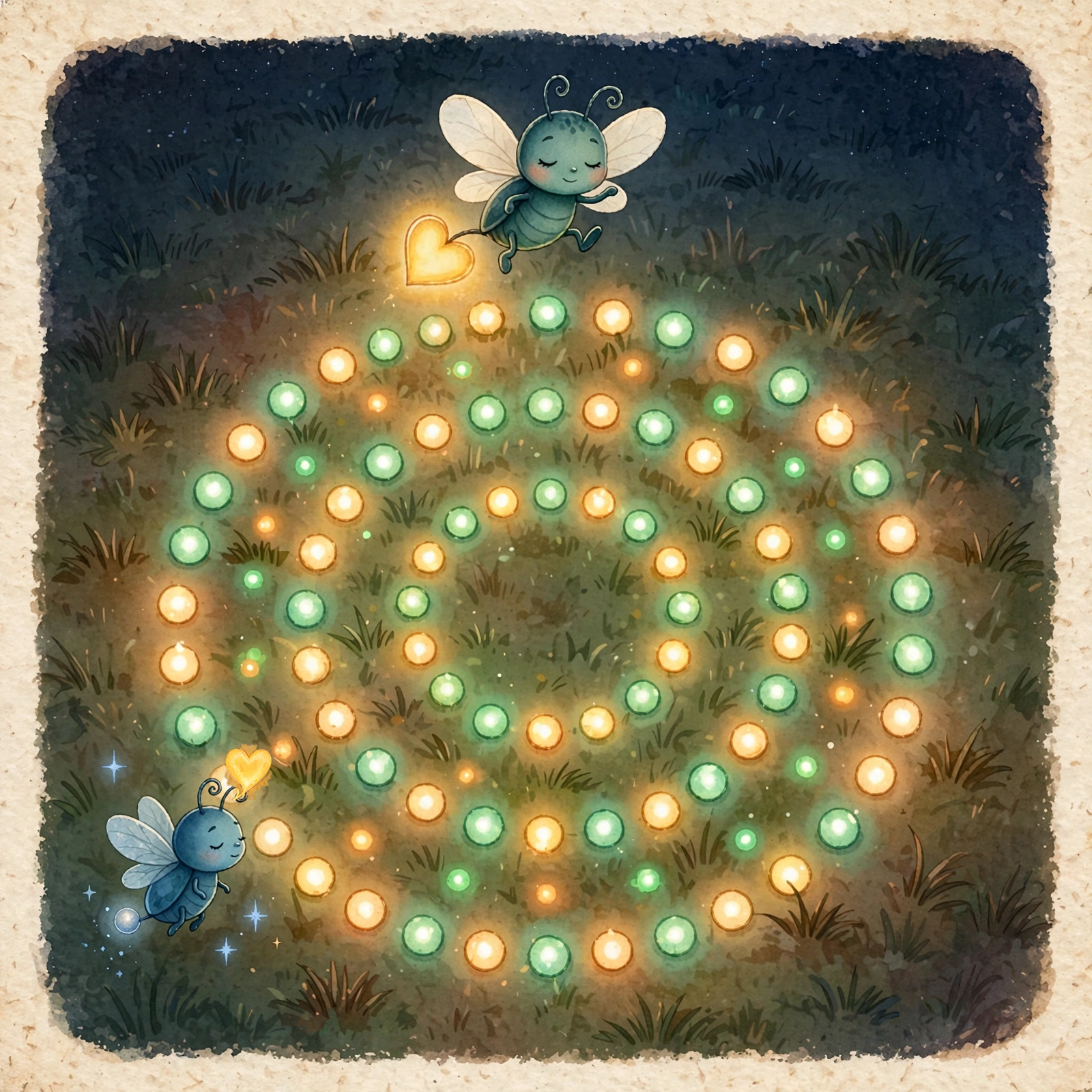 Illustration for Spread 10 of Lulu Lights the Way.
