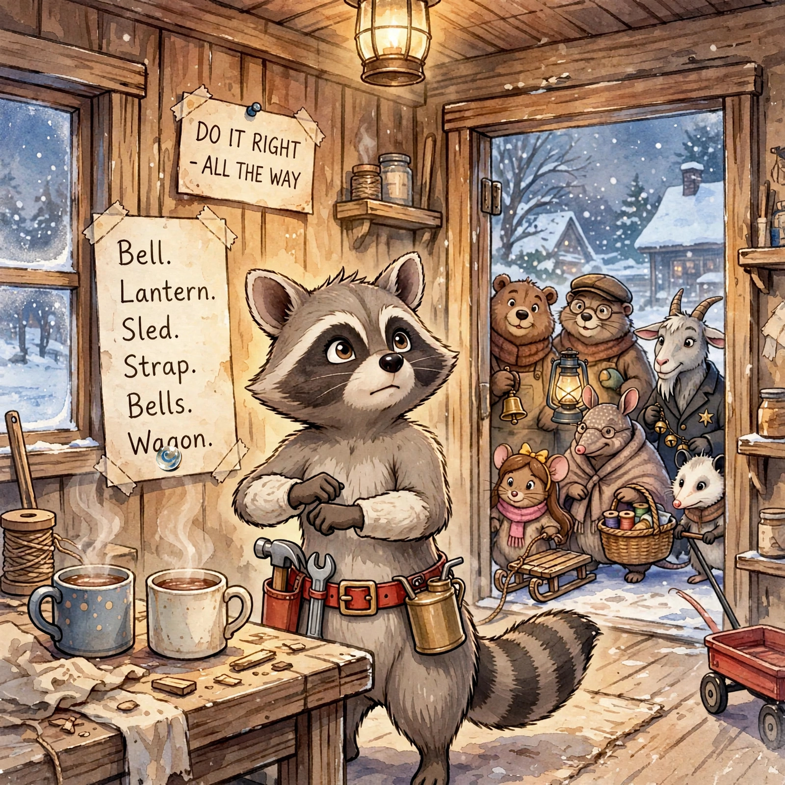 Illustration for Spread 4 of Tinker Fixes Everything (Almost).