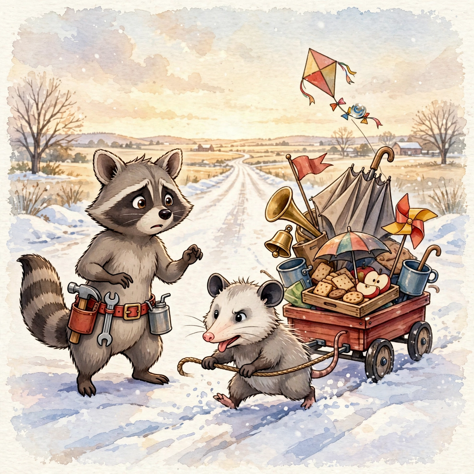 Illustration for Spread 9 of Tinker Fixes Everything (Almost).